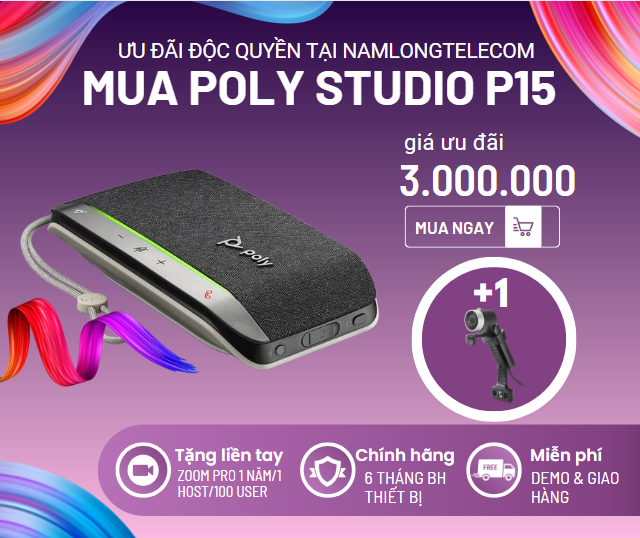 Ưu đãi cực sốc khi mua Poly Sync 20 và Camera EagleEye Mini